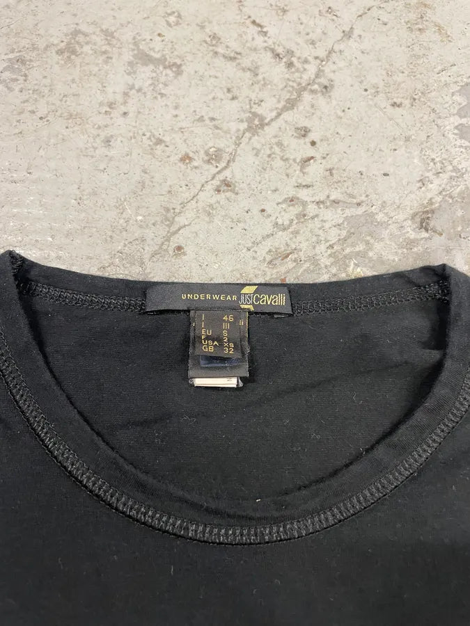 2000s Roberto Cavalli Leopard Chair Longsleeves (S) 6