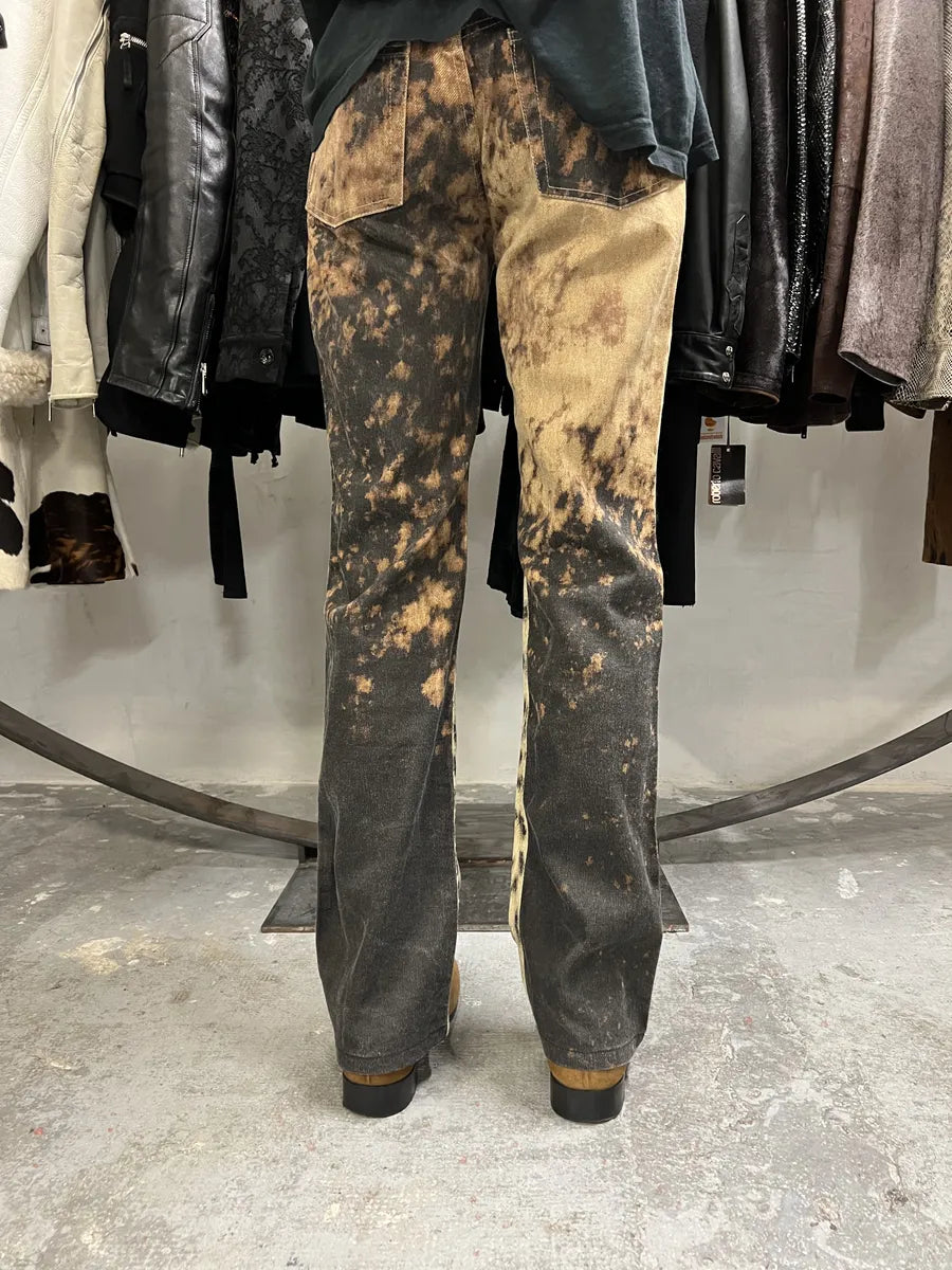 2000s Roberto Cavalli Leopard Explosion Savage Pants (XS/S) 4