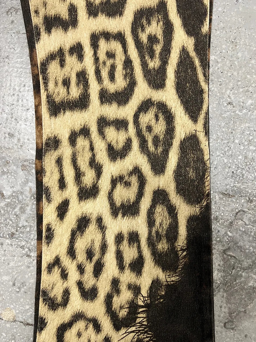 2000s Roberto Cavalli Leopard Explosion Savage Pants (XS/S) 6