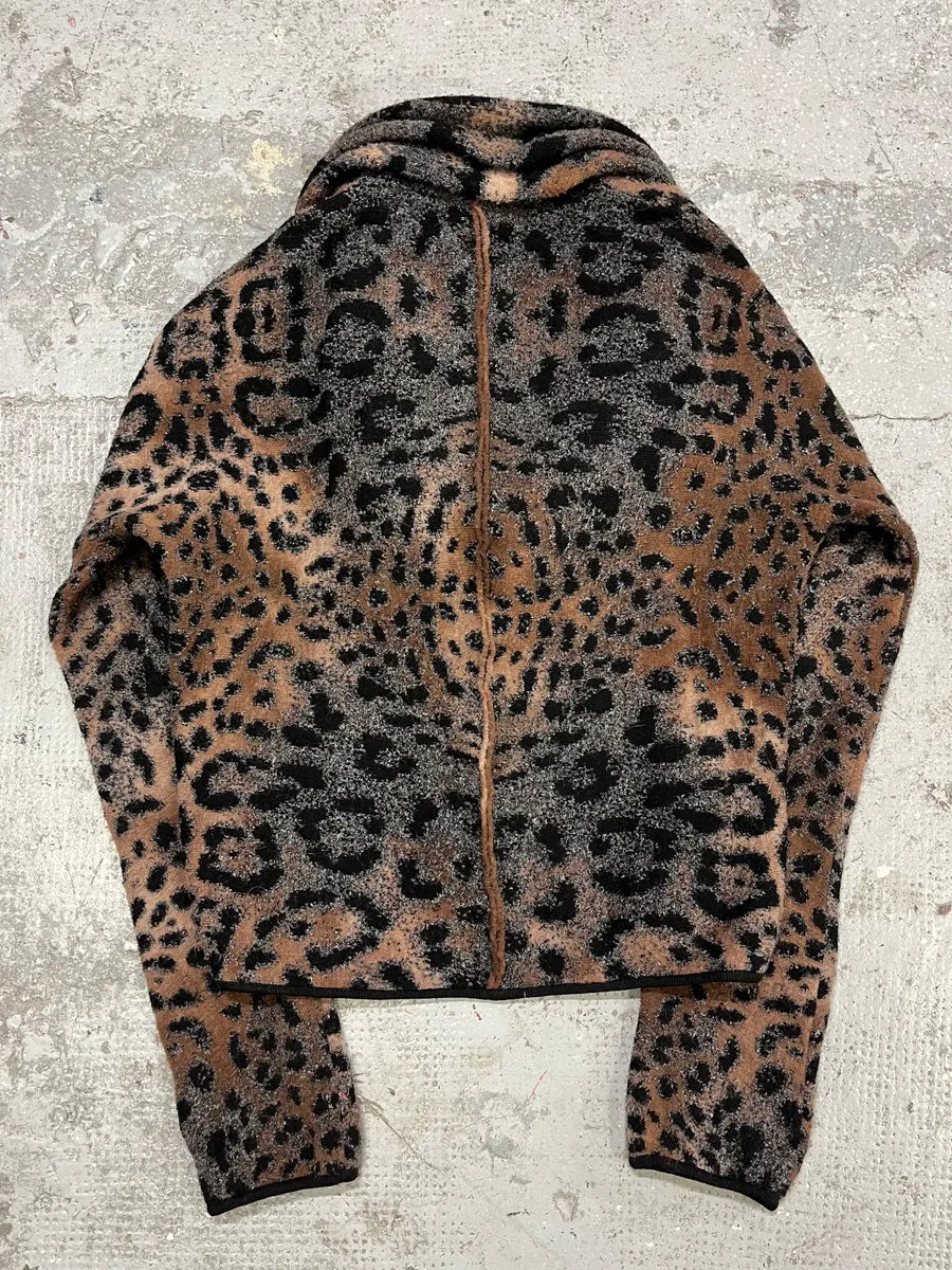 2000s Roberto Cavalli Leopard Fleece Cardigan (M/L) tOEuBlA 1