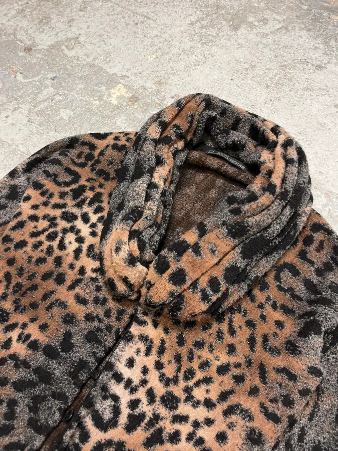 2000s Roberto Cavalli Leopard Fleece Cardigan (M/L) tOEuBlA 5
