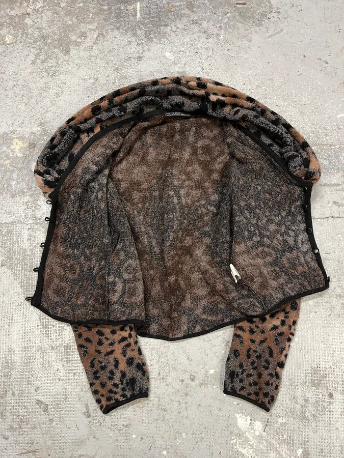 2000s Roberto Cavalli Leopard Fleece Cardigan (M/L) tOEuBlA 7