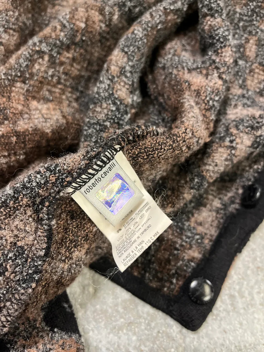 2000s Roberto Cavalli Leopard Fleece Cardigan (M/L) tOEuBlA 9