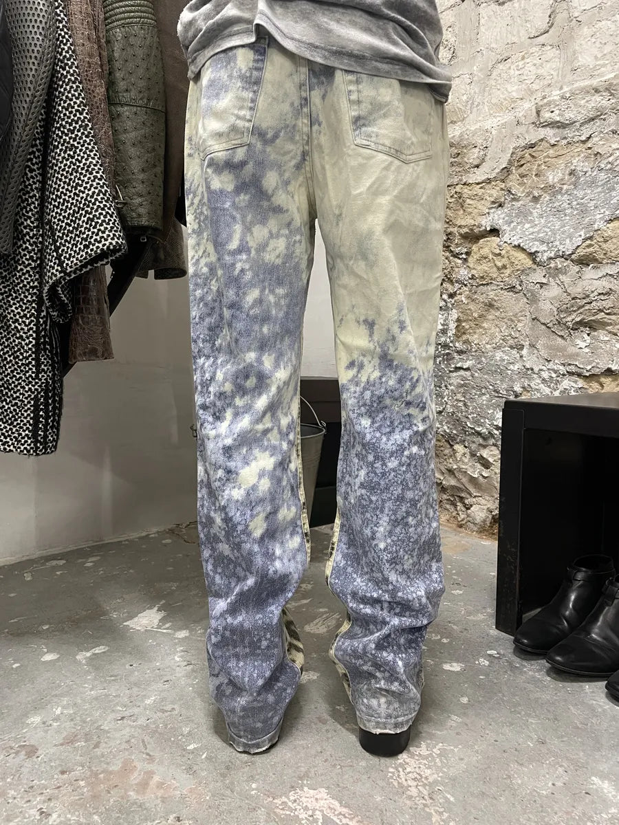 2000s Roberto Cavalli Leopard Ocean Exploration Pants (M) HMvuDOh 2