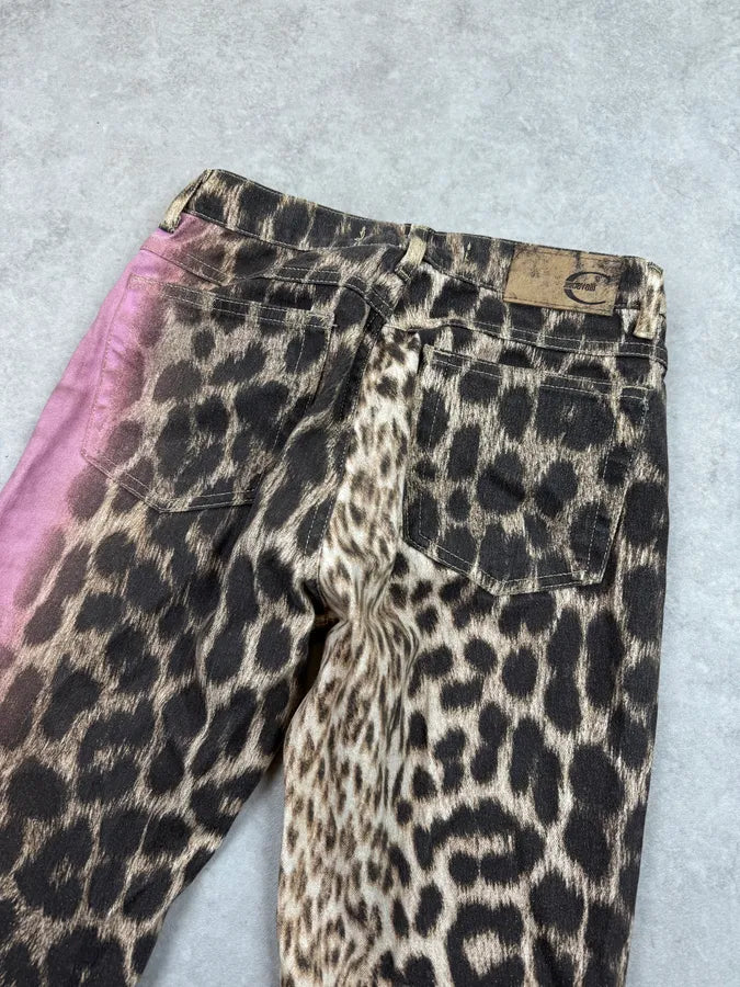 2000s Roberto Cavalli Leopard Pink Gradient Pants yTMwzmd 6
