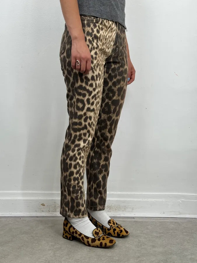 2000s Roberto Cavalli Leopard Pink Gradient Pants yTMwzmd 3