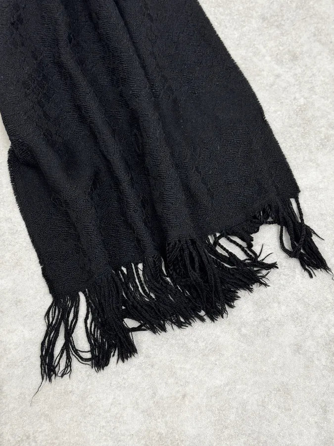 2000s Roberto Cavalli Leopard Print Effect Wool Scarf gYVPYaL 2