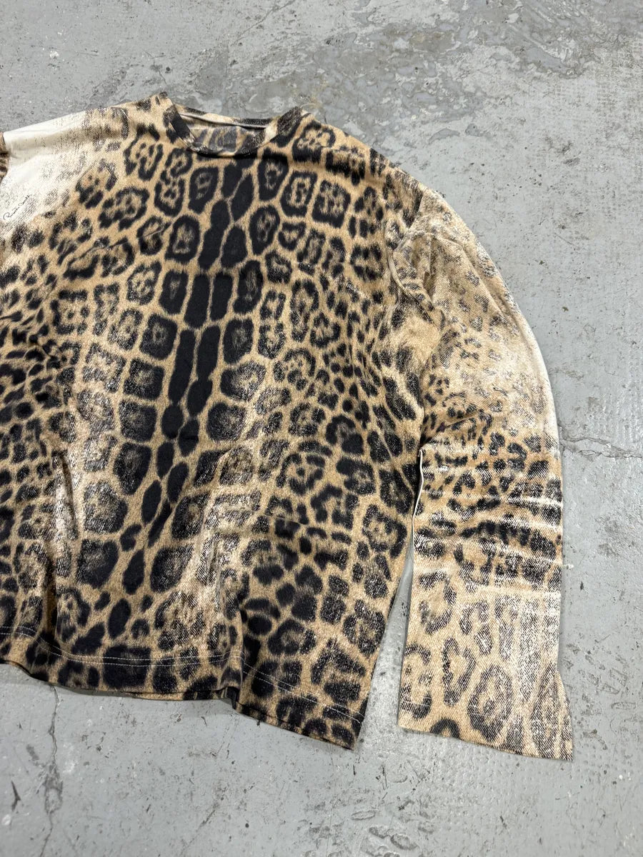 2000s Roberto Cavalli Leopard Print Longsleeves (S) RkIQhOW 1