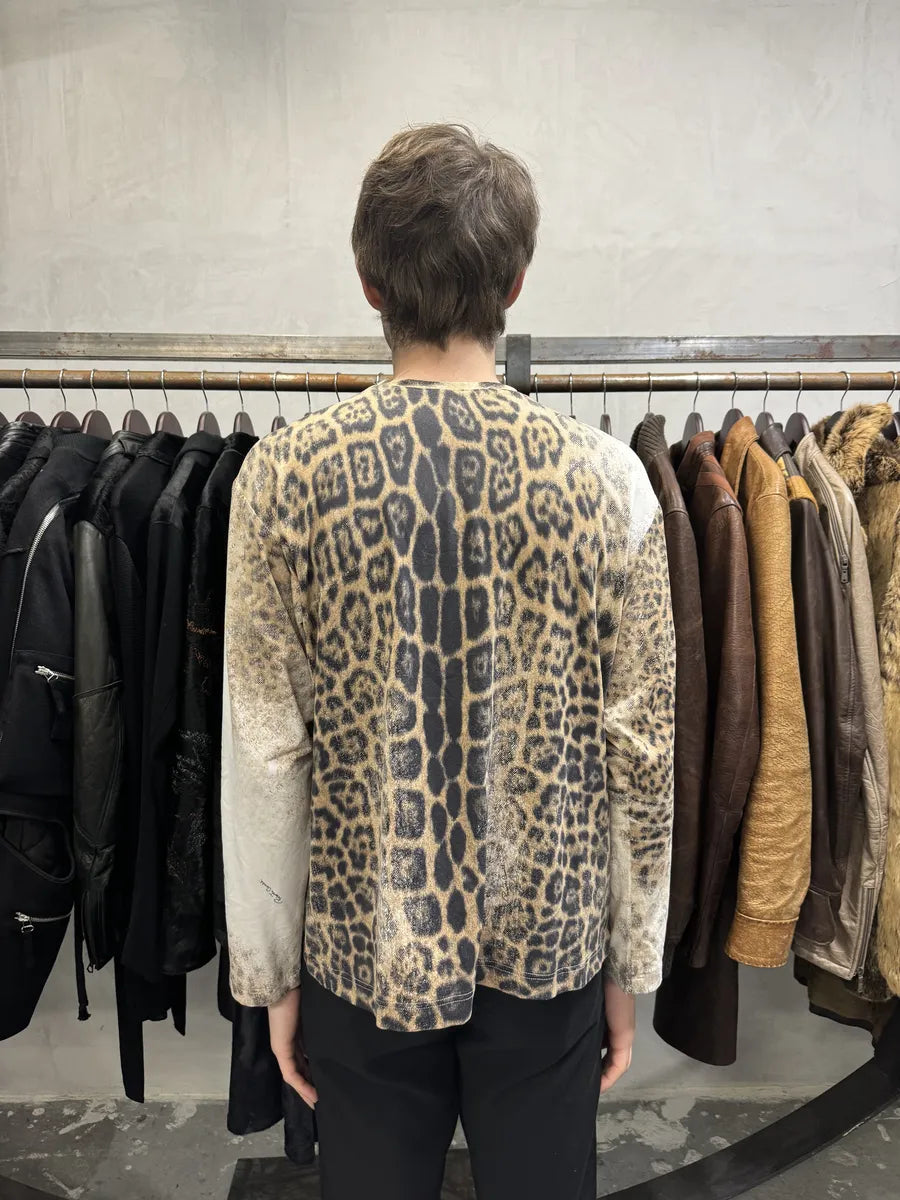 2000s Roberto Cavalli Leopard Print Longsleeves (S) RkIQhOW 3