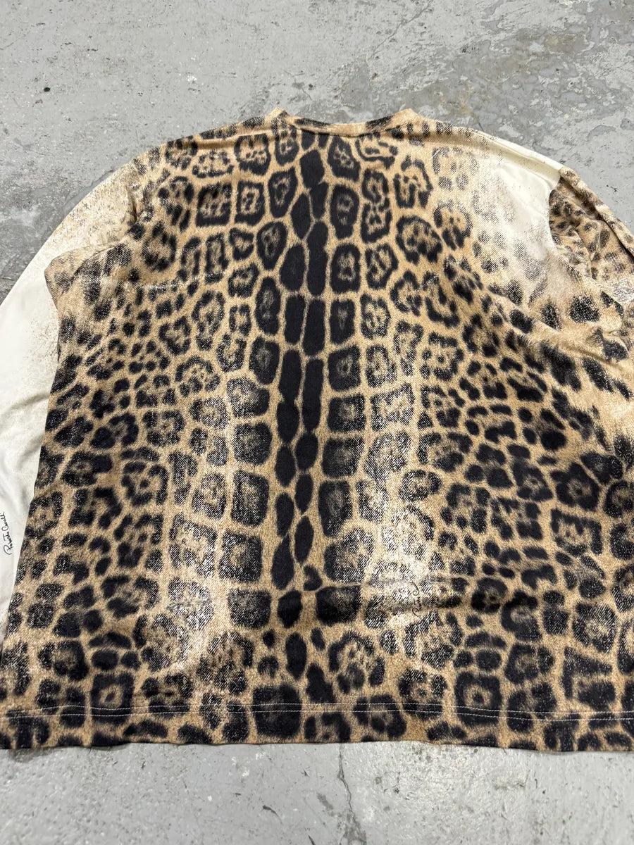 2000s Roberto Cavalli Leopard Print Longsleeves (S) RkIQhOW 5