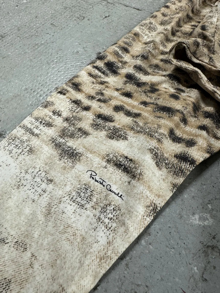 2000s Roberto Cavalli Leopard Print Longsleeves (S) RkIQhOW 7