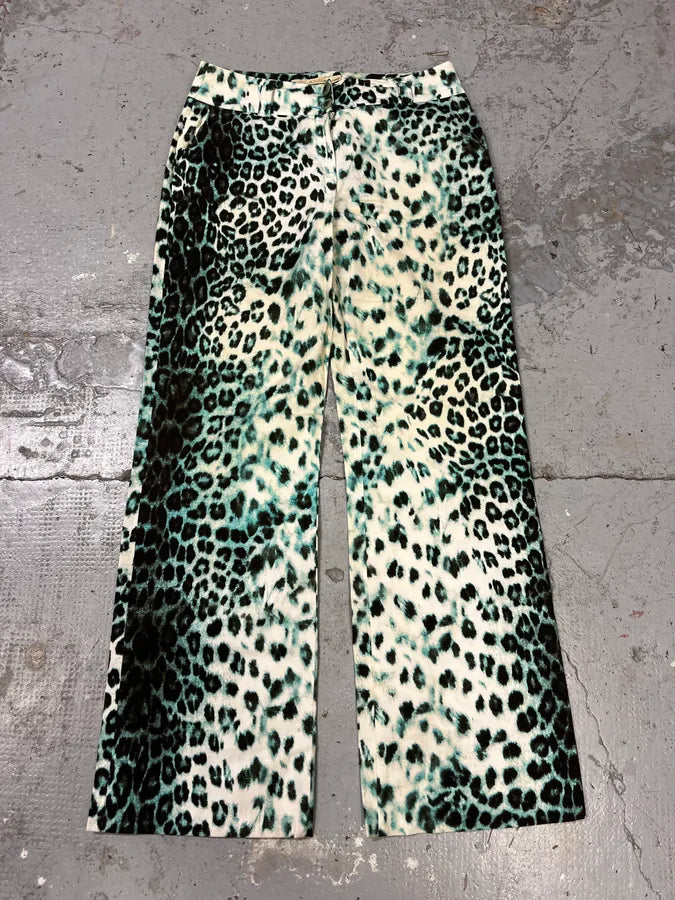 2000s Roberto Cavalli Leopard Print Madness Cozy Pants wDWrvSd 0