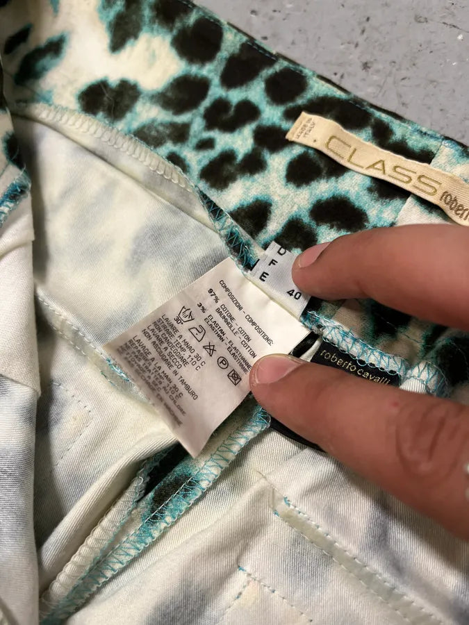 2000s Roberto Cavalli Leopard Print Madness Cozy Pants wDWrvSd 10