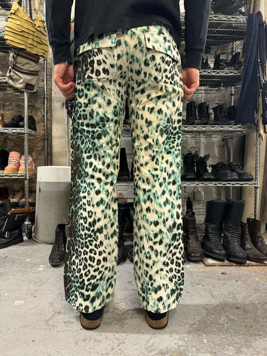 2000s Roberto Cavalli Leopard Print Madness Cozy Pants wDWrvSd 2