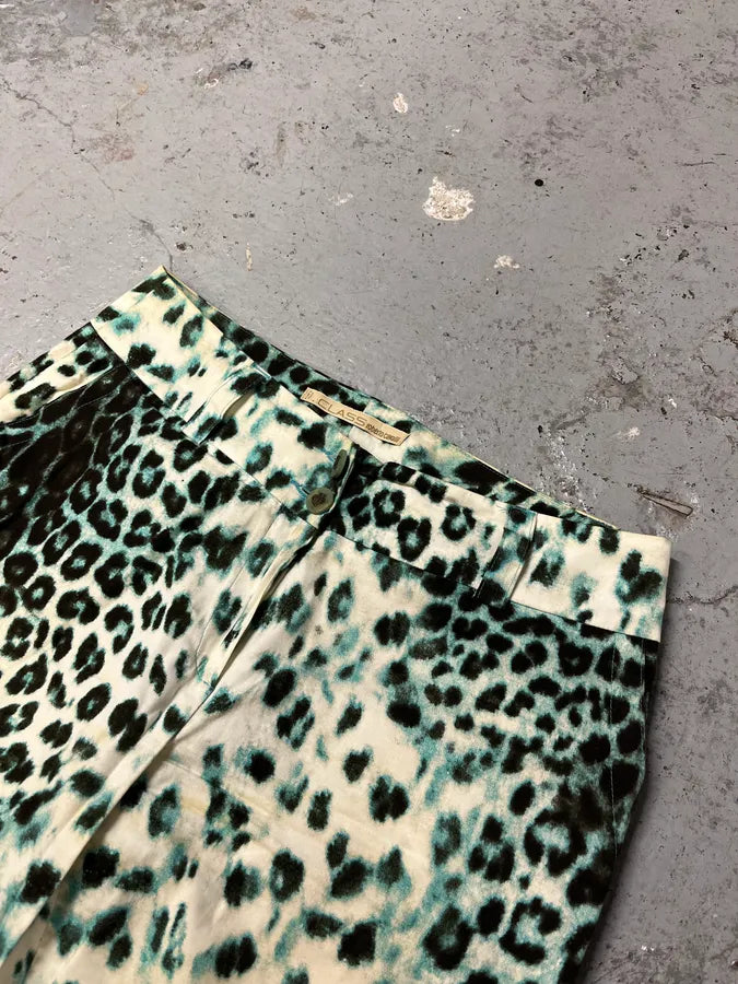 2000s Roberto Cavalli Leopard Print Madness Cozy Pants wDWrvSd 3