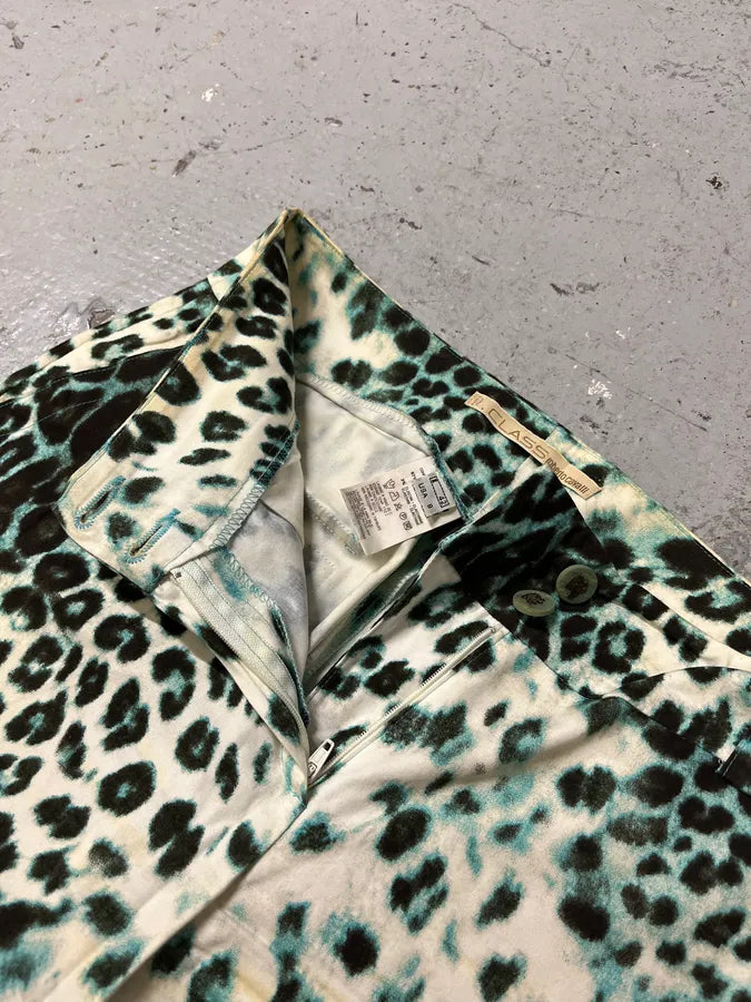 2000s Roberto Cavalli Leopard Print Madness Cozy Pants wDWrvSd 7