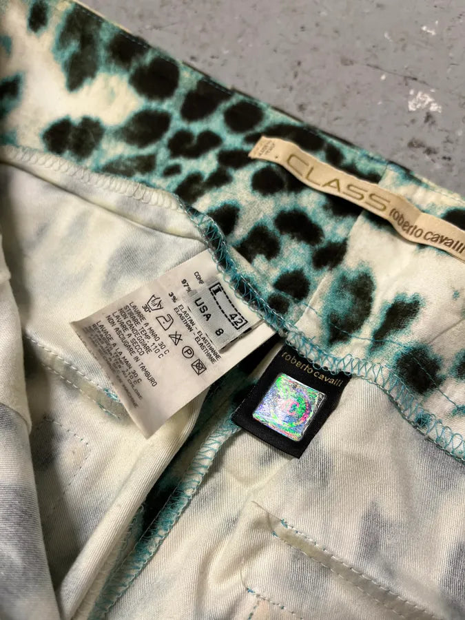 2000s Roberto Cavalli Leopard Print Madness Cozy Pants wDWrvSd 9