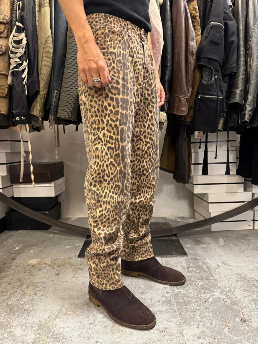 2000s Roberto Cavalli Leopard Print Pants oolIVUr 2