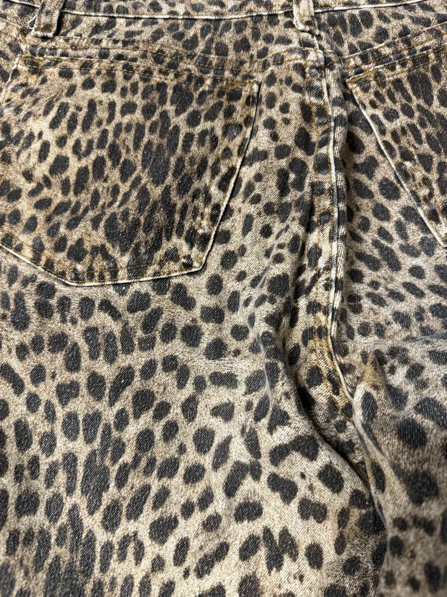 2000s Roberto Cavalli Leopard Print Pants oolIVUr 5