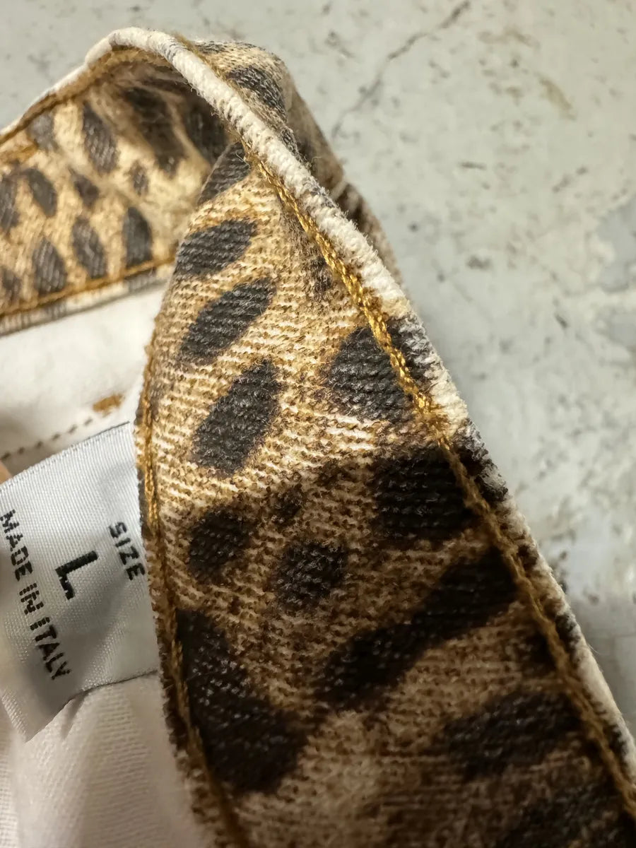 2000s Roberto Cavalli Leopard Print Pants oolIVUr 9