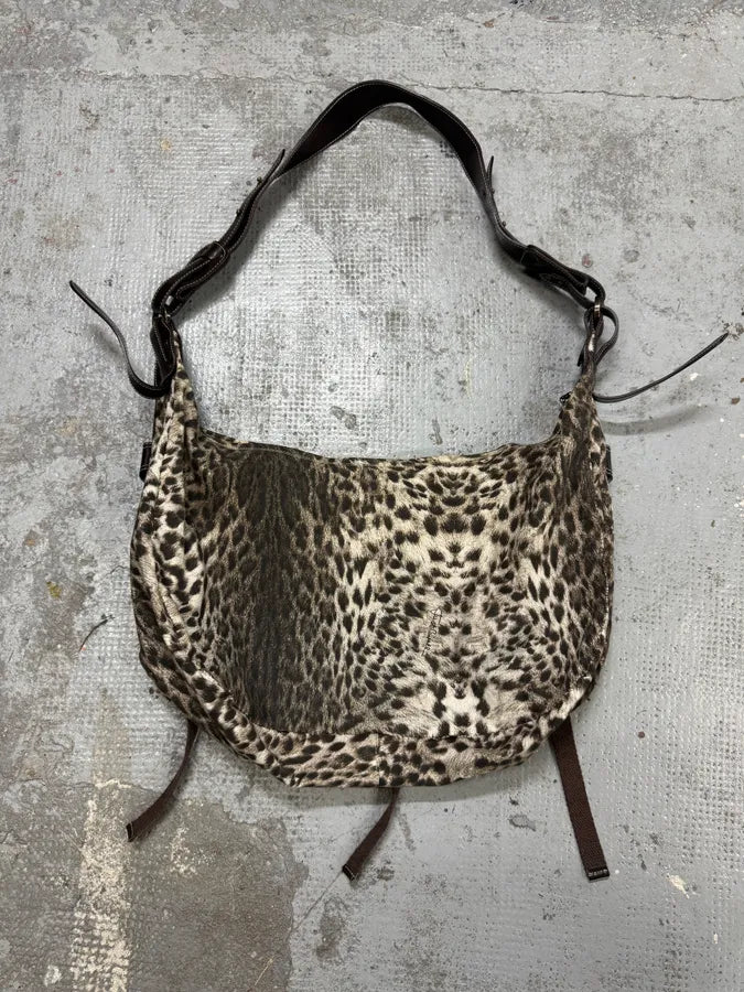 2000s Roberto Cavalli Leopard Print Shoulder Bag aGMsADK 3