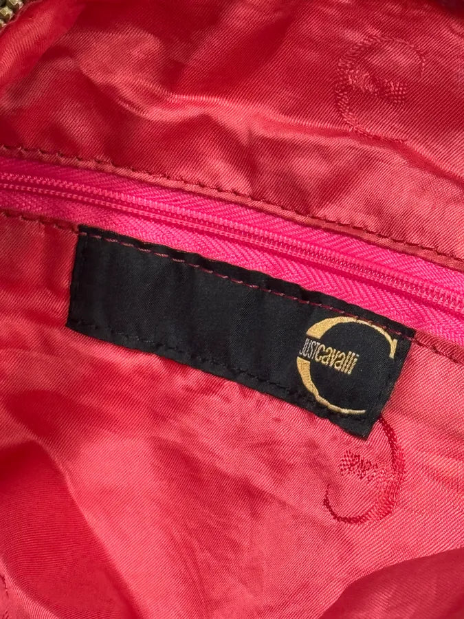 2000s Roberto Cavalli Leopard Print Shoulder Bag aGMsADK 6