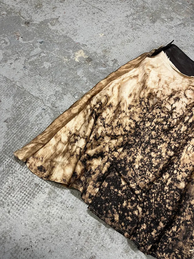2000s Roberto Cavalli Leopard Raw Skirt (M) VpyrXAO 5