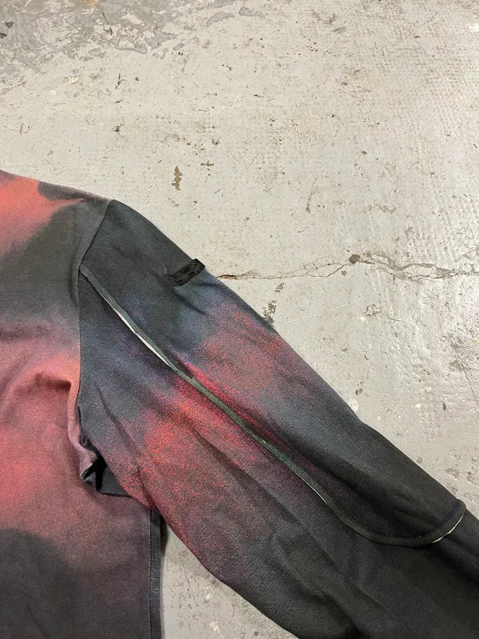 2000s Roberto Cavalli Leopard Red Crepuscule Longsleeves (S) ejbciWX 5