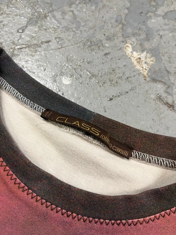 2000s Roberto Cavalli Leopard Red Crepuscule Longsleeves (S) ejbciWX 6