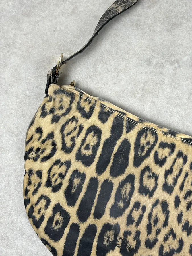 2000s Roberto Cavalli Leopard Shoulder Bag jflxtck 3