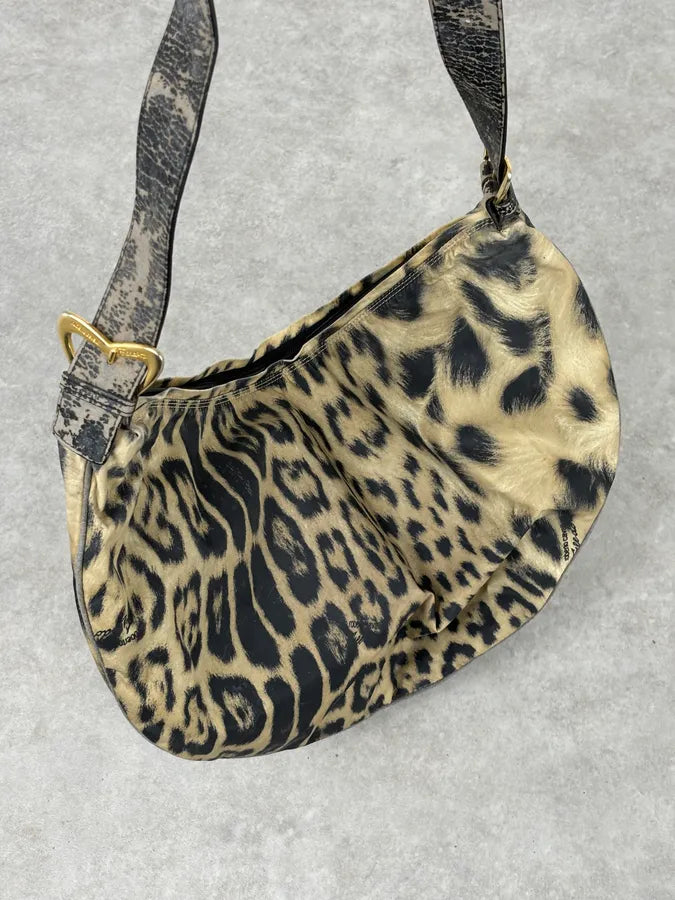 2000s Roberto Cavalli Leopard Shoulder Bag jflxtck 6