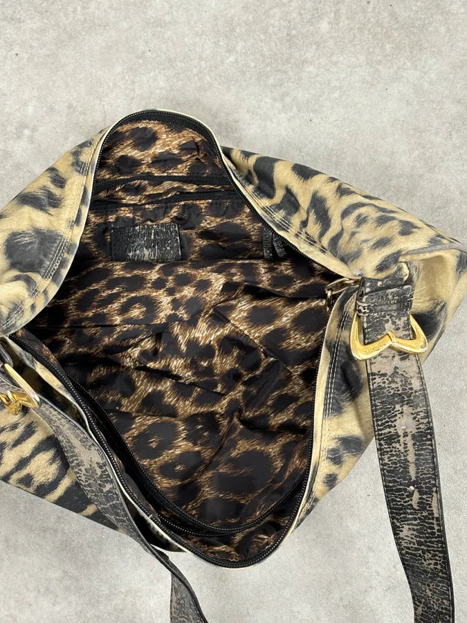 2000s Roberto Cavalli Leopard Shoulder Bag jflxtck 9