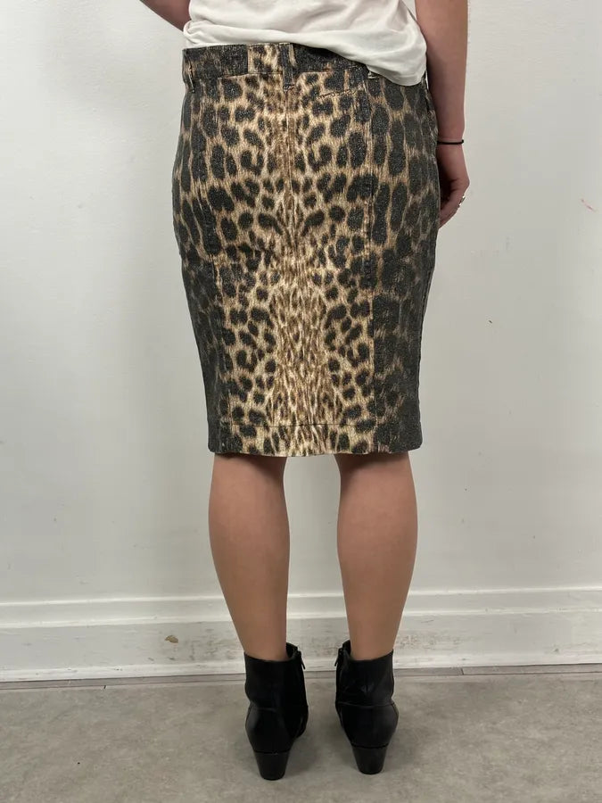 2000s Roberto Cavalli Leopard Skirt nFTUQWx 2