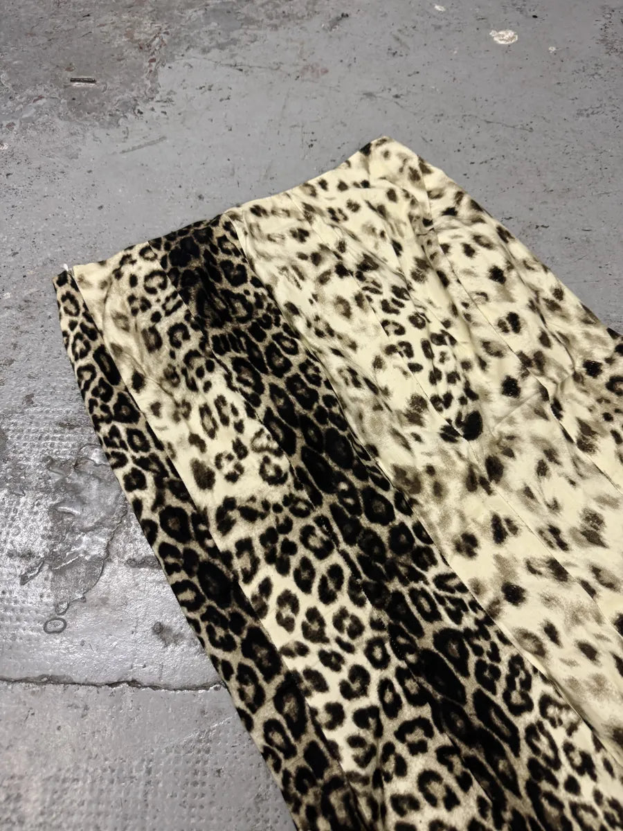 2000s Roberto Cavalli Leopard Soft Skirt hQhezSA 1