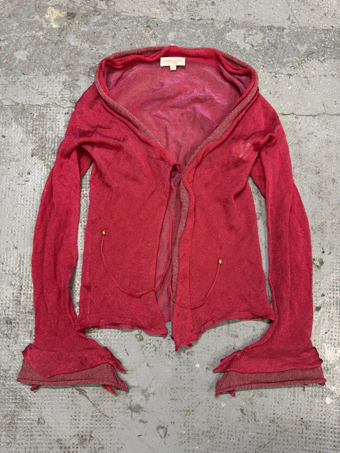 2000s Roberto Cavalli Light Pink Cardigan Top qqdRWiH 0