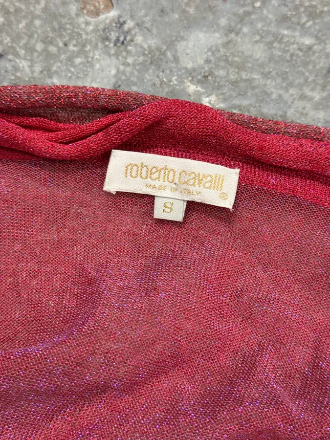 2000s Roberto Cavalli Light Pink Cardigan Top qqdRWiH 2