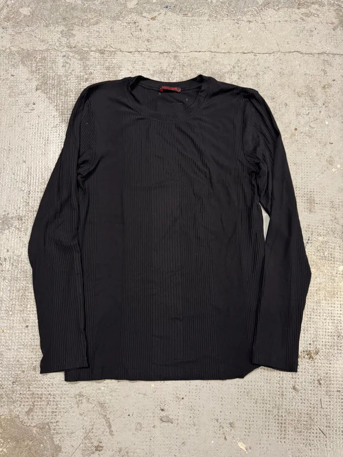 2000s Roberto Cavalli Lines Black Longsleeves RMjVjXT 0