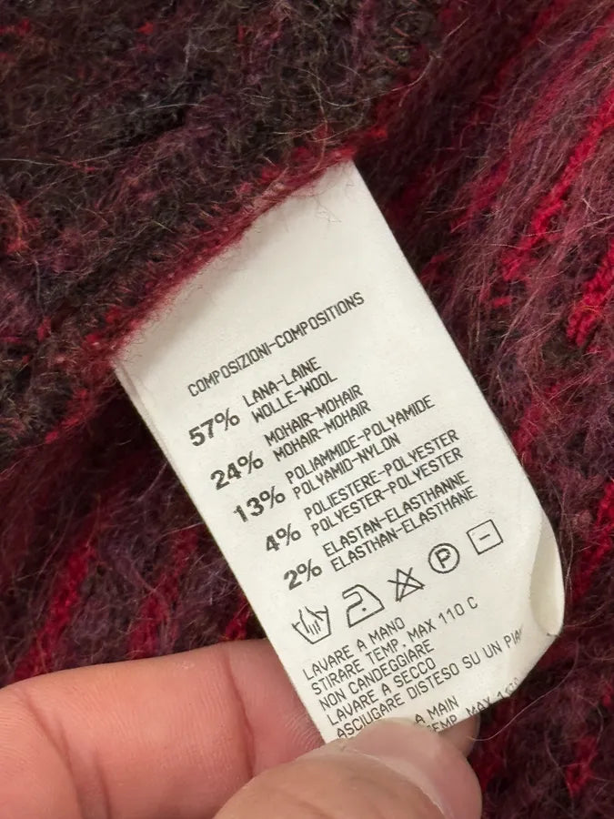 2000s Roberto Cavalli Long Devil Satan Mohair Raccoon Cardigan DnRYuEe 12