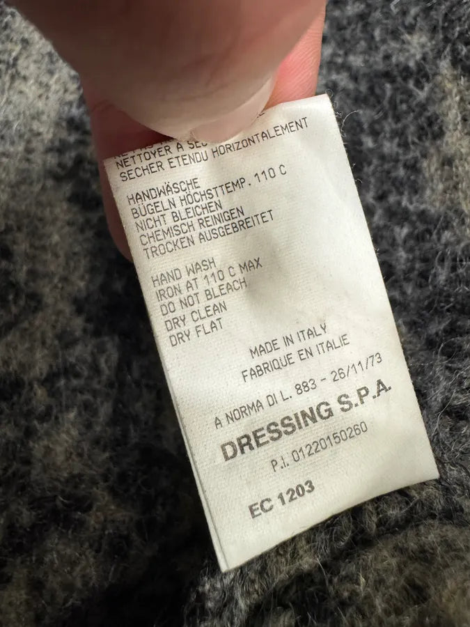 2000s Roberto Cavalli Long Mohair Zip-up Leopard Effect Jacket (S) CDxMFrN 10