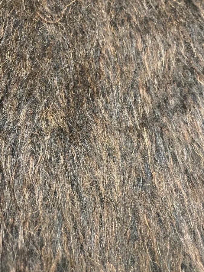 2000s Roberto Cavalli Long Mohawk Brown & Black Fur Jacket (M) sPzUcJJ 10