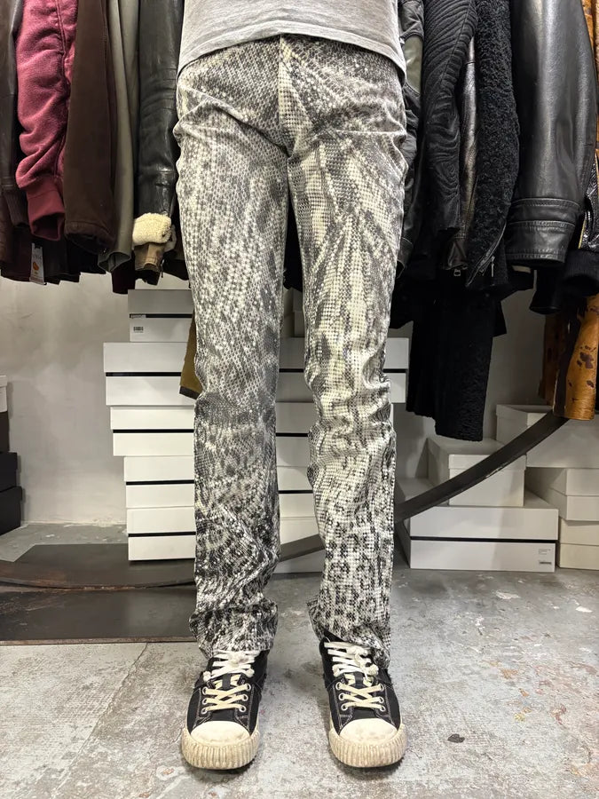 2000s Roberto Cavalli Luxury Animal Print Grey Pants PnpEdNI 1