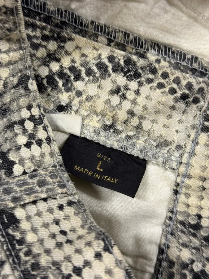 2000s Roberto Cavalli Luxury Animal Print Grey Pants PnpEdNI 10