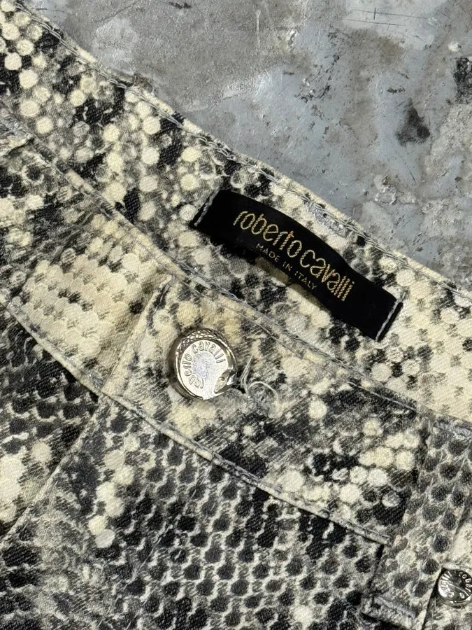 2000s Roberto Cavalli Luxury Animal Print Grey Pants PnpEdNI 11