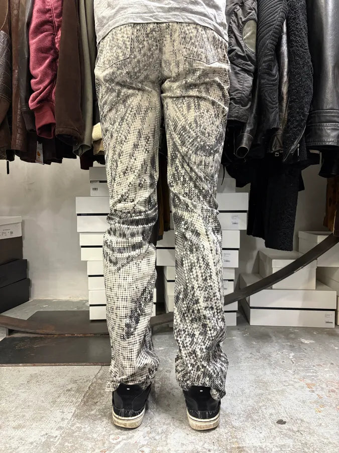 2000s Roberto Cavalli Luxury Animal Print Grey Pants PnpEdNI 3