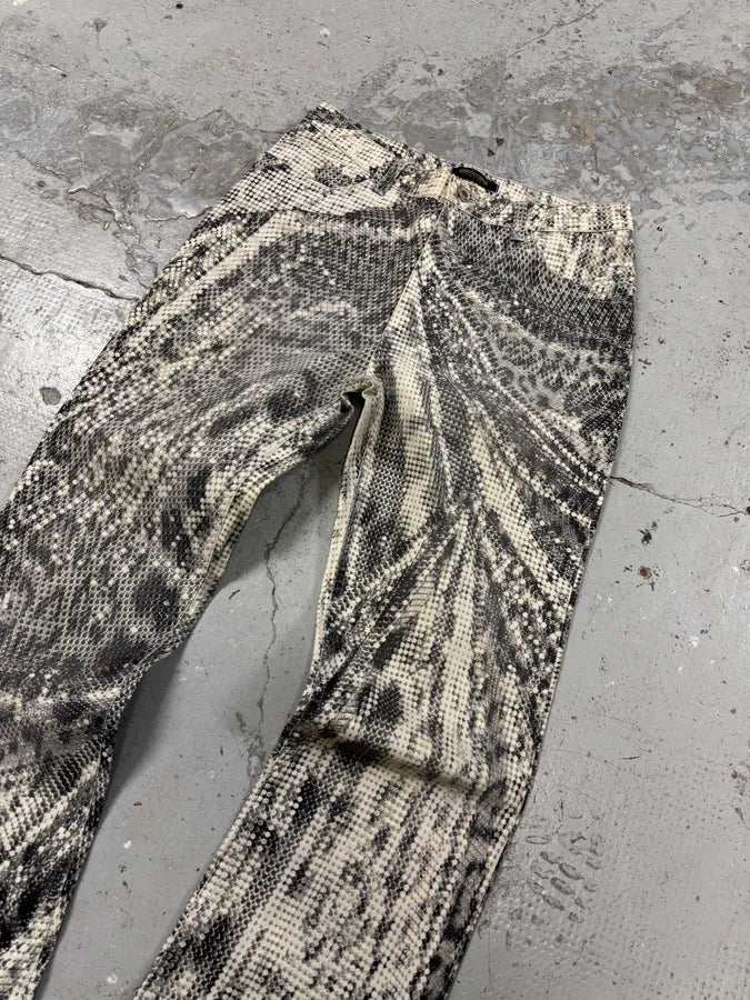2000s Roberto Cavalli Luxury Animal Print Grey Pants PnpEdNI 4