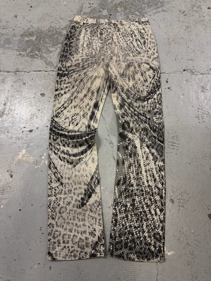 2000s Roberto Cavalli Luxury Animal Print Grey Pants PnpEdNI 5