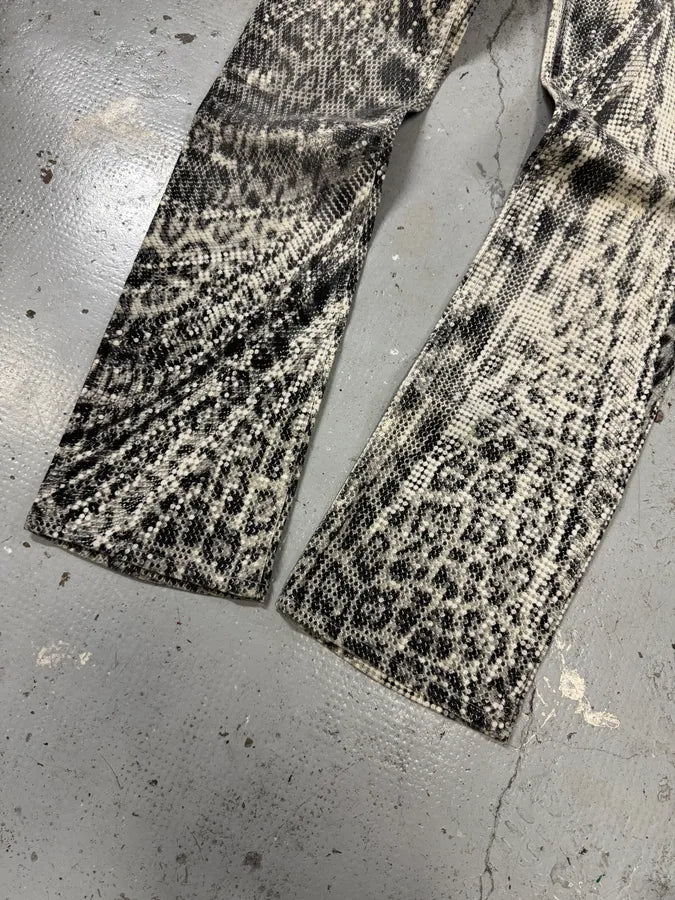 2000s Roberto Cavalli Luxury Animal Print Grey Pants PnpEdNI 6