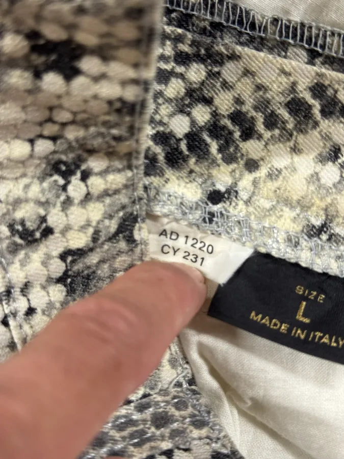 2000s Roberto Cavalli Luxury Animal Print Grey Pants PnpEdNI 9