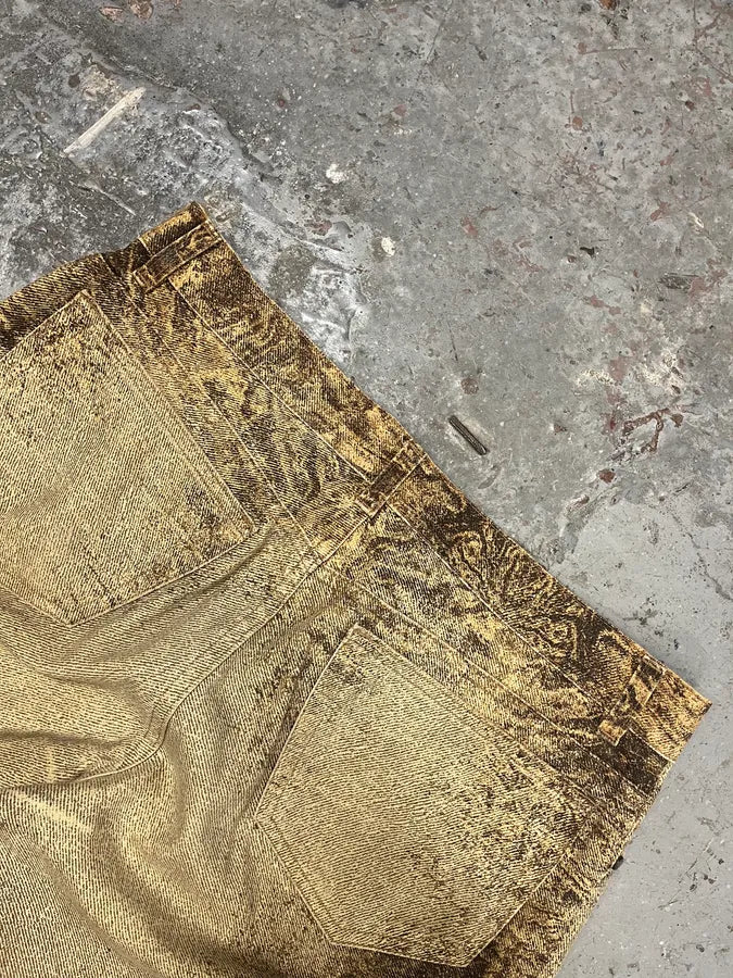 2000s Roberto Cavalli Marble Cozy Pants (M) 9