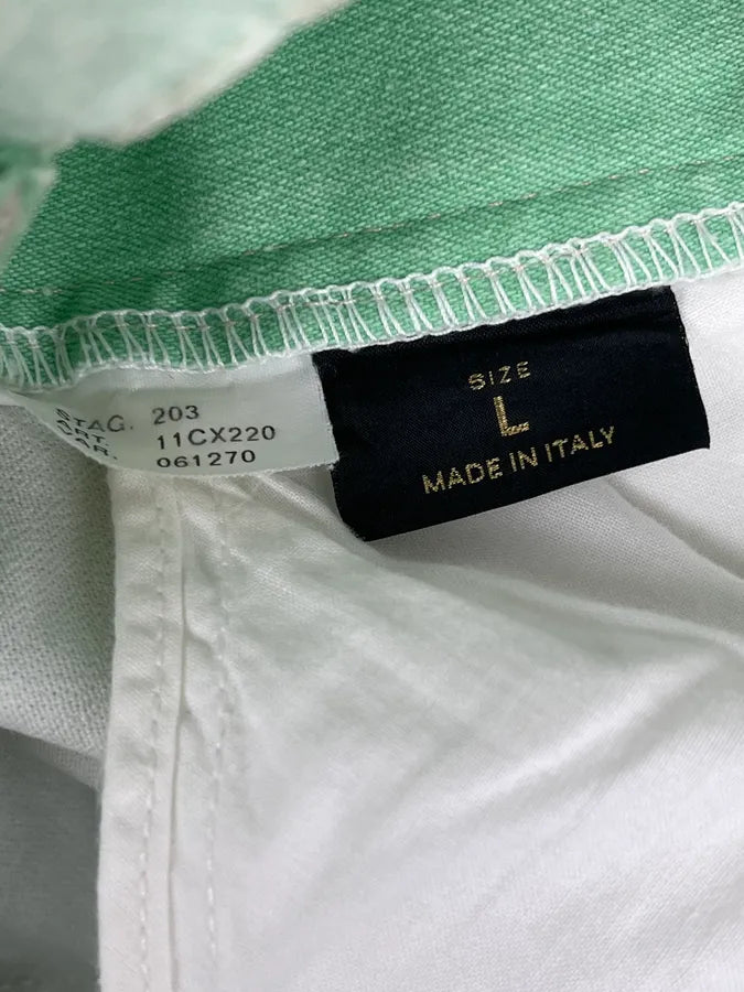 2000s Roberto Cavalli Mint Green Faded Jeans OXdZsnO 11